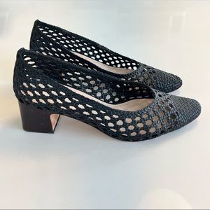 LOEFFLER RANDALL | woven leather summer pumps